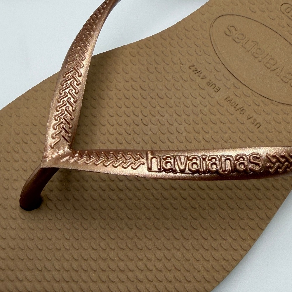 SLIM0058 | W's 9/10 | Havaianas SLIM SOLID flip flops / sandals - Picture 6 of 8